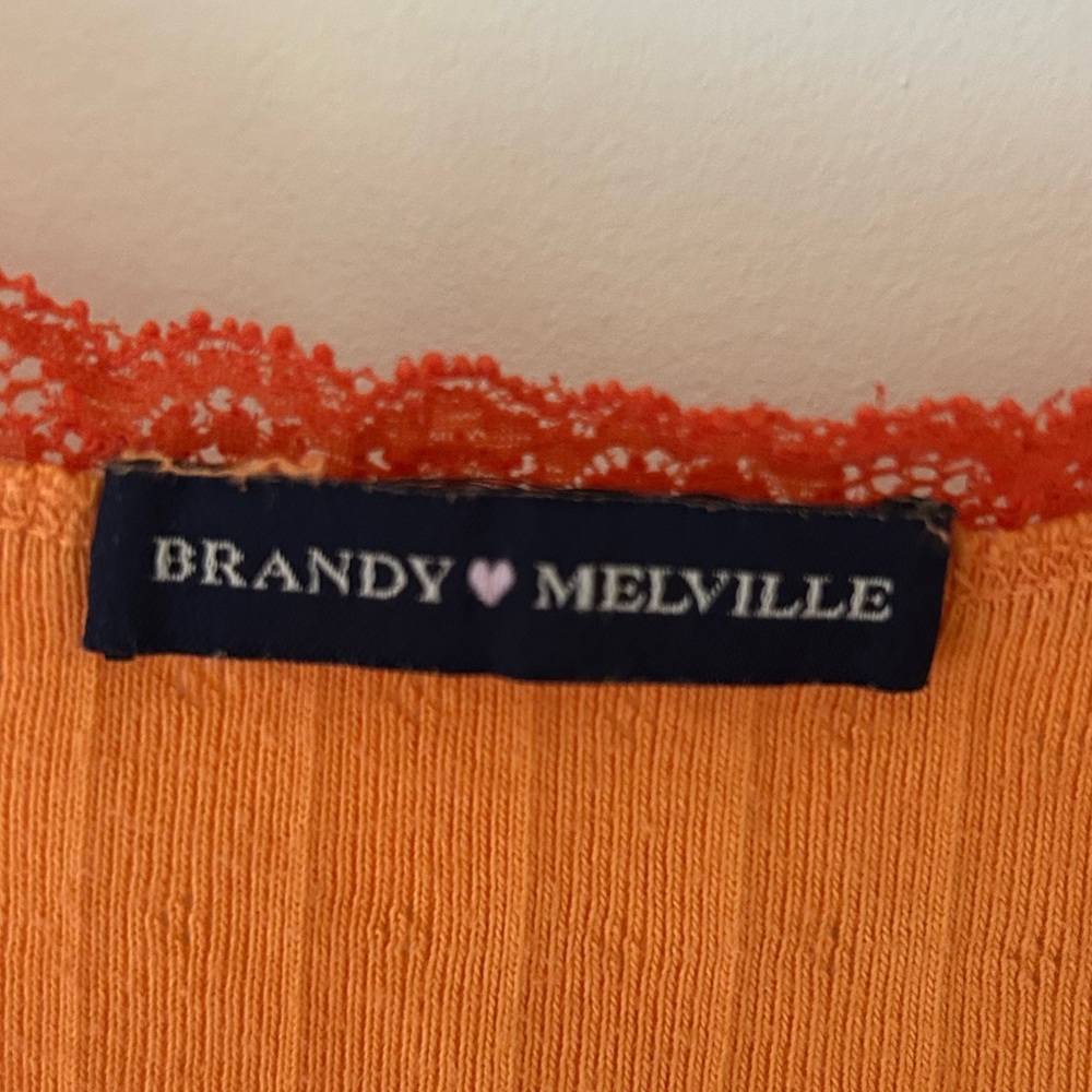 Brandy Melville Pumpkin Orange Lace Cami
OS
GUC - Picture 8 of 9